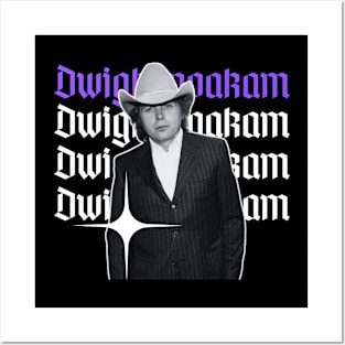 Dwight yoakam x 80s retro style Posters and Art